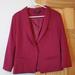 Cranberry suit jacket